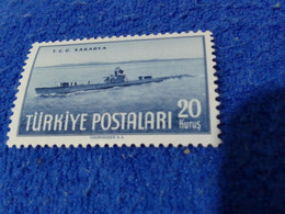 TÜRKİYE--1949 -- 20K  NAVY DAY DAMGASIZ - Unused Stamps