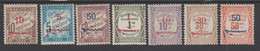 MAROC   Yvert N°  T10/6   *MH   HINGED  Complete Set  Réf  R381 - Timbres-taxe