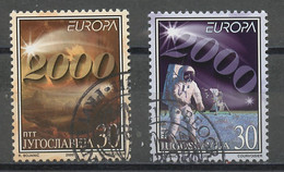 Yougoslavie - Jugoslawien - Yugoslavia 2000 Y&T N°2822 à 2823 - Michel N°2975 à 2976 (o) - EUROPA - Usati