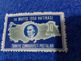 TÜRKİYE--1950 -- 30K  14 MAYIS 1950  SEÇİMLERİ DAMGASIZ - Unused Stamps