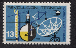 Cuba 1965 Mi# 1007 ** MNH - Short Set - Technical Revolution / Space - Nordamerika