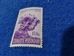 TÜRKİYE--1949 -- 15K   U.P.U. 75. YILI DAMGASIZ - Unused Stamps