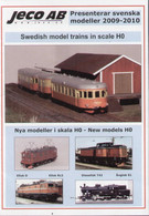 Catalogue JECO AB 2009-20010 Swedish Nya Modeller I Skala HO 1/87  - En Suédois - Ohne Zuordnung