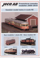Catalogue JECO AB 2009-20010 Swedish Nya Modeller I Skala HO 1/87  - En Suédois - Sin Clasificación