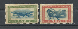 RUMANIA  YVERT  AEREO    34/35    MNH  ** - Ongebruikt