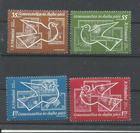 RUMANIA  YVERT  AEREO   162/65  MNH  ** - Unused Stamps