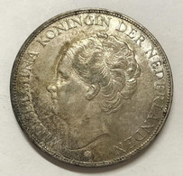 NETHERLAND OLANDA WILHELMINA IIà 2 E 1/2 GULDEN 1932  E.546 - 2 1/2 Gulden