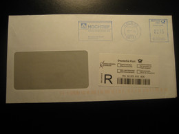 KOLN 2004 Hochtief Construction Registered Meter Mail Cancel Cover GERMANY Cologne - Briefe U. Dokumente