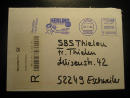 KOLN 2004 To Eschweiler Herling Registered Meter Mail Cancel Cover GERMANY Cologne - Briefe U. Dokumente