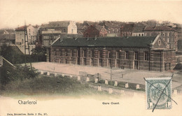 Belgique - Charleroi - Gare Ouest - Edit. Nels - Colorisé - Précurseur - Carte Postale Ancienne - Charleroi