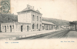 France - Poix - La Station - Edit. Victor Caën - Oblitéré Poix 1908 - Carte Postale Ancienne - Altri & Non Classificati