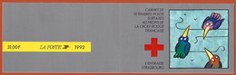 France 1992 - Carnet Croix-Rouge " Entraide " ( Sans Timbres ) YT 2041 - Croix Rouge
