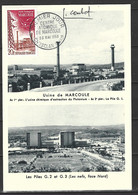 FRANCE. N°1204 Sur Carte Maximum De 1959. Centre Atomique De Marcoule. - Atomenergie