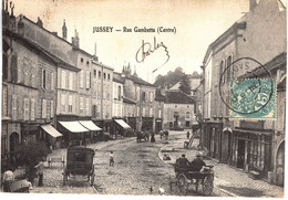 Carte POSTALE  Ancienne De JUSSEY - Rue Gambetta - Jussey