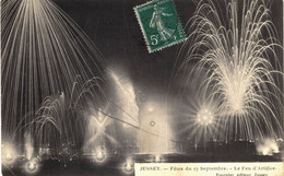 Carte POSTALE  Ancienne De JUSSEY - Fête Du 17 Septembre, Feu D'artifice - Jussey