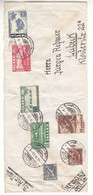 Islande - Lettre De 1950 - Oblit Reyjavik - U.P.U. - Volcans - Carte D' Islande - Poissons - - Storia Postale