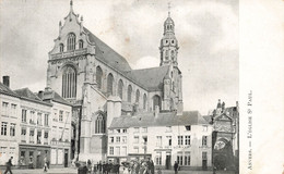 Belgique - Anvers - L'église Saint Paul - Animé - Précurseur - Clocher - In Het Schaap - Carte Postale Ancienne - Antwerpen