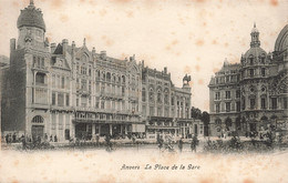 Belgique - Anvers - La Place De La Gare - Animé - Précurseur - Carte Postale Ancienne - Antwerpen