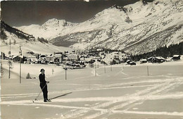 Pays Div -ref CC167- Suisse - Sports D Hiver - Saas Fee - Skilift - Ski -skieurs -remontée Mecanique - - Port