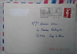 M 6  Lettre En Fm Paris 15  Air - Military Airmail