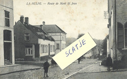 La Hulpe.   -   Route De Mont St. Jean.   -   PRACHTIGE KAART!   -   1907  Naar   Auderghem - La Hulpe