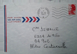 M 6  Lettre En Fm Base Aérienne 902 - Poste Aérienne Militaire