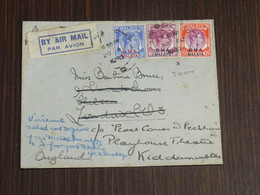 Malaya BMA 1947 Cover To England VF - Malaya (British Military Administration)