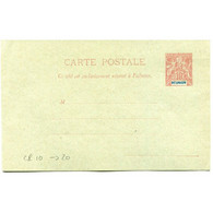 !!! RÉUNION : TYPE GROUPE 10C ENTIER POSTAL CARTE POSTALE CP10 NEUVE - Covers & Documents