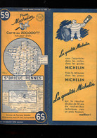 Carte MICHELIN N°59...1952...St Brieux-Rennes  (M5180) - Cartes Routières