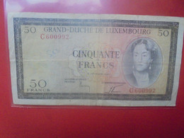 LUXEMBOURG 50 Francs 1961 Circuler - Luxemburgo
