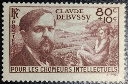 FRANCE - 1939 - Y&T N° 437*. Claude Debussy. Neuf* - Unused Stamps