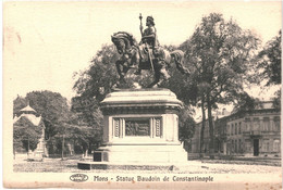 CPA Carte Postale Belgique Mons Statue Baudouin De Constantinople VM62814 - Mons