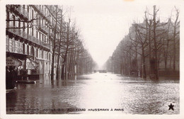 FRANCE - INONDATION DE PARIS - Boulevard Haussmann - Etoile - Carte Postale Ancienne - La Crecida Del Sena De 1910
