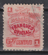 Timbre Oblitéré Du Nicaragua De 1896 N° - Nicaragua