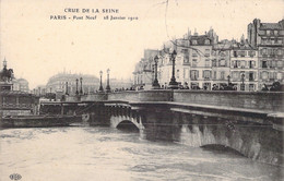 FRANCE - INONDATION DE PARIS - PONT NEUF - 28 01 1910 - Carte Postale Ancienne - Überschwemmung 1910