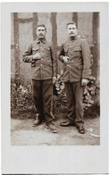 MERSEBURG (Allemagne) Photo-carte De 2 Prisonniers Militaires En 1916 - Merseburg