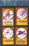 KIENEN ASTROLOGIE DIERENRIEM HOROSCOOP ZODIAQUE CONSTELLATIONS ZODIAC STERRETEKENS -  MATCHBOX LABELS NETHERLANDS - Zündholzschachteletiketten