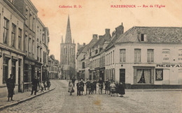 Hazebrouck * 1907 * Rue De L'église * Restaurant - Hazebrouck