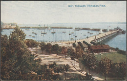 Princess Pier, Torquay, Devon, C.1910s - Photochrom Postcard - Torquay