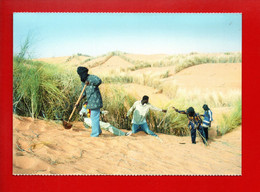 MAURITANIE . SORTIE DE NOUAKCHOFF LES VENTS DE SABLE SONT OMNI PRÉSENTS. L'HOMME DEFIE LE DÉSERT - Ref. N°36795 - - Mauretanien