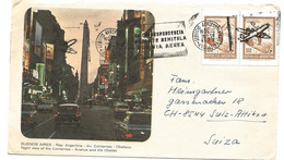 237 - 3 - Enveloppe Envoyée De Buenos Aires En Suisse 1973 - Storia Postale