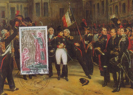 Carte  FRANCE   Journée  Culturelle   Napoléonienne    FONTAINEBLEAU   1974 - Napoleon