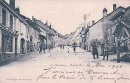 Cossonay VD, Grande Rue Animée, Meubles Guignard (1970) - Cossonay