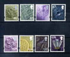 2012 GRAN BRETAGNA 3817/3824 MNH **, Emblemi Regionali, Offset - Unused Stamps