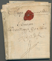 Syria: 1682, Folded Letter With Complete Contents (six Pages!), Written At ALEPP - Syria