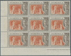 Dominica: 1951, Freimarkenausgabe Georg VI. Und Orangenpflücker, 4 Cents In Tade - Dominica (1978-...)