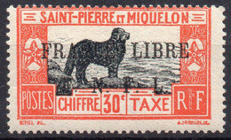 !!! SAINT PIERRE ET MIQUELON, TAXE N°53 NEUVE * SIGNEE BEHR - Postage Due