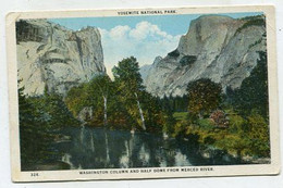 AK 111444 USA - California - Yosemite National Park - Washington Column And Half Dome From Merced River - Yosemite