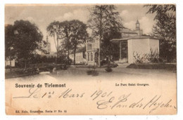 TIENEN - Tirlemont - Le Parc Saint Georges - Verzonden In 1901 - Uitgave : Nels - Serie 37 No 21 - Tienen