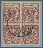 Deutsche Kolonien - Samoa - Vorläufer: 1891, Krone/Adler 50 Pfennig In Der Farbv - Kolonie: Samoa